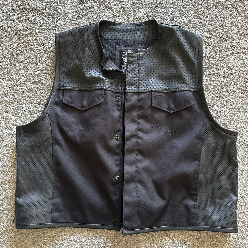 ODIN MFG X E-VILLE EMPIRE - The Standard Issue XXL. Motorcycle Harley Vest
